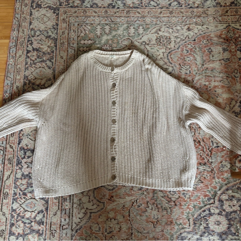 Cozy Cream Knit Sweater